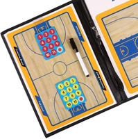 Portapapeles de entrenamiento de baloncesto al por mayor, tablero de entrenamiento de borrado en seco, tablero táctico de fútbol