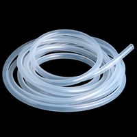 Tube en silicone flexible transparent 2 mm DI x 4 mm DE pour pompe péristaltique DIY, tuyau d'eau et d'air