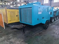 Compresseur à vis diesel Kaishan KSCY-310/22 avec bloc compresseur haute pression lubrifié à l'huile et refroidi par air pour l'exploitation minière et la pierrierie