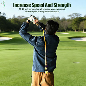 Corde d'entraînement pour la correction du swing de golf : améliore les compétences, le contrôle du rythme, sculpte le corps, renforce la mémoire musculaire, aide au contrôle du poids. - Product Image 6