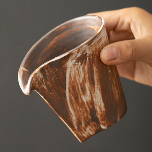 Service à thé en grès de poterie de style <span class=keywords><strong>japonais</strong></span> accessoires Design rétro petit pichet en céramique <span class=keywords><strong>Gong</strong></span> Dao Bei résistant à la chaleur écologique - Product Image 4