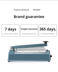 Máquina de Sellado Térmico Semiautomática Eléctrica Tipo PFS 300I para Bolsas de Plástico para Alimentos, Fácil de Operar, Longitud Máxima de Sellado de 30 cm, Pequeña - Product Image 3