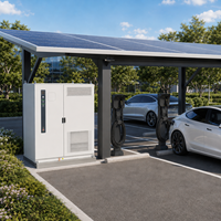Système de charge rapide CC StarCharge 480 kW avec batterie tamponnée de 418 kWh pour sites de charge haute puissance