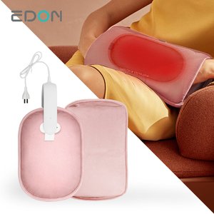 Joli mini sac de bouteille d'eau chaude électrique en flanelle rechargeable bouteille de sac d'eau de compresse chaude <span class=keywords><strong>auto</strong></span>-chauffante - Product Image 1