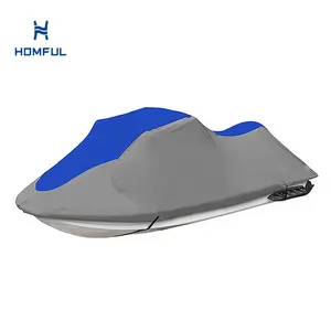 HOMFUL Breathable Watercraft Waverunner Jetski Cover Jet Ski Boat Pwc Cover Waterproof Boat Cover