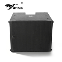 Subwoofer Profesional KING 918 Active de 18 Pulgadas con Imán de Neodimio, Caja de Madera Contrachapada, Sistema de Sonido Profesional