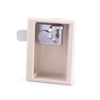 Serrure à bouton rotatif à ouverture à gauche pour casiers et armoires de rangement F408-L, poignée de porte d'armoire