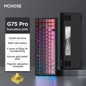 Teclado Mecánico Inalámbrico para Juegos G75 V2 Professional 75%, Personalizable con 3 Modos, Teclas para Compras en Línea - Product Image 3