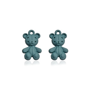 <b>Cute</b> Cartoon <b>Bear</b> Charms Alloy Spray Painted Multi Color For DIY Jewelry Making Unisex Gift Spring 2023 - Product Image 5