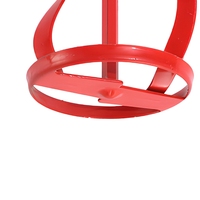 Pelle à mélanger robuste en acier à triple anneau avec tige hexagonale pour peinture, plâtre et ciment