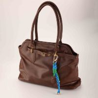 Porte-clés personnalisable en cordon tressé avec nœud, pendentif chien ballon imprimé léopard en forme de cœur, breloques de sac en macramé faites à la main OEM ODM