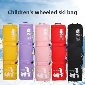 Sac de snowboard à roulettes professionnel pour enfants, grande capacité, sac de <span class=keywords><strong>ski</strong></span> junior avec bretelles de sac à dos, homologué pour le transport aérien - Product Image 4