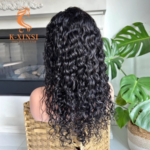 Peluca de Cabello Humano Virgen Brasileño sin Procesar con Ondas de Agua y Puntas Gruesas, Peluca Frontal de Encaje, Venta al por Mayor - Product Image 6