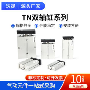 Cilindro de Doble Eje Serie TN TDA/TN20*10X15/20/30/40/50/60/70/80/100/125/150S, Piezas Neumáticas - Product Image 3