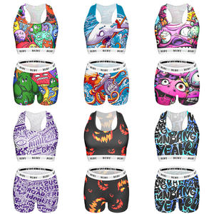 Ropa Interior Deportiva Personalizada Bóxers para <span class=keywords><strong>Mujer</strong></span> y Hombre Conjuntos de Sujetador de Secado Rápido para <span class=keywords><strong>Mujer</strong></span> Bragas de Algodón de Moda Ropa Interior para Parejas - Product Image 1