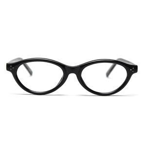 Occhiali Ottici Stile Giapponese Retrò Ovali con Montatura Spessa in TR90, Lenti Grigie Complete per Viso Piccolo, Unisex - Product Image 1