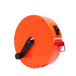 Cinta de Seguridad Reflectante Retráctil de Nailon Rojo, Ancho de 5cm/7cm, de 30M a 100M, Montada en la Pared para Control de Multitudes y Gestión de Tráfico - Product Image 1