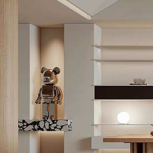 Professional Factory Integrated <b>Mirror</b> Wardrobe Soft-Close Door Mechanism General Use Home Furniture for Bedroom Application - Product Image 2