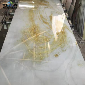 Plaques PVC couleur marbre, feuille de marbre PVC pour mur - Product Image 6