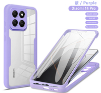 Étui de protection tout compris à 360 degrés pour Xiaomi Redmi Note 14 12 4G 12S 12 Pro Plus 11S 4G 9 Pro 12S 4G TPU PC couverture complète S