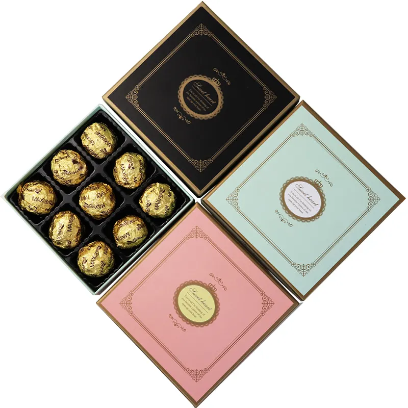Caja de cartón Vintage para caramelos, caja de embalaje de 15,5X8, 5,5 Cm, 420Mm X 330Mm X 80Mm para comida
