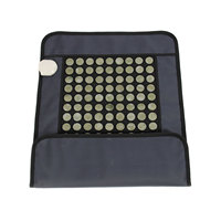 Tapis de chaise chauffant électrique coréen en jade et tourmaline pour soulager la douleur, coussin ionique négatif en jade, matelas de siège en jade