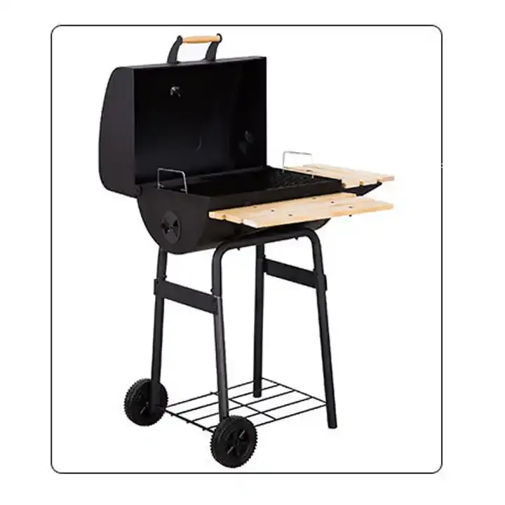 Hot sale Portable Table Top Charcoal BBQ Grill Cast Iron Indoor Barbecue Grill