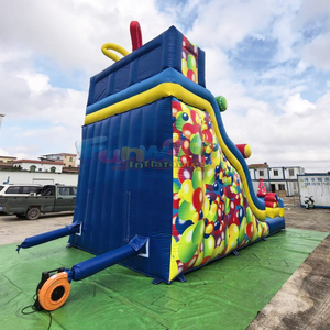 Outdoor commercial grade giant birthday gift <b>inflatable</b> slide for kids toboggan gonflable party bouncy castle - Product Image 3