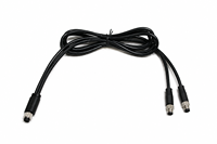 Connecteur de câble moulé directement M12 à code A, mâle, 12 broches, 17 broches, anti-corrosion pour liquide de refroidissement, huile de coupe, huile lubrifiante