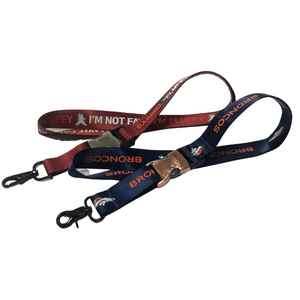 Cheapest Lanyard With Id Holder Oval Hook Clip-lock Metal Flat Nylon Silk Screen Printing Lanyard with Custom Logo