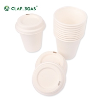 Gobelet jetable en bagasse de canne à sucre biodégradable de haute qualité pour le camping, pour boissons chaudes et froides