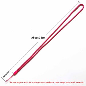 Colorful Polyester Braided Long <strong>Lanyard</strong> Strap String Neck <strong>Lanyard</strong> For Mobile Phone ID Name Tag Badge Holders Work Card - Product Image 3