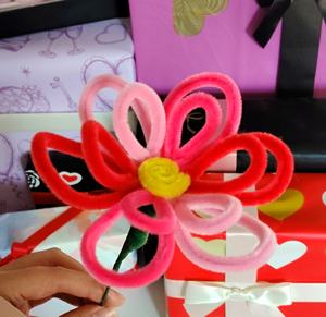 Nettoyeurs de tuyaux en fil coloré de 8 mm, tiges en chenille, jouet, paillettes, bâton torsadé tendance, 30 cm pour enfants, éducatif, bricolage, anniversaire, Noël - Product Image 4