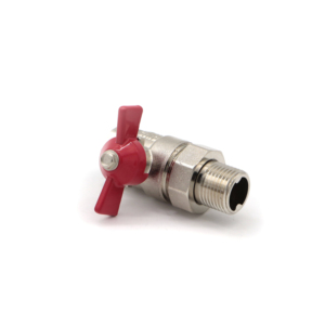 Vanne à boisseau sphérique industrielle en laiton DN25 3/4 pouce filetage F/F poignée longue PN25 Vanne de tuyauterie d'eau certifiée CE OEM - Product Image 3