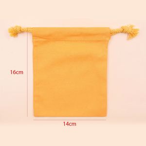Custom Logo High Quality Recyclable Cotton <b>Drawstring</b> <b>Pouch</b> Eco-Friendly Screen Printing Gift Packaging Craft Customized Candle - Product Image 4