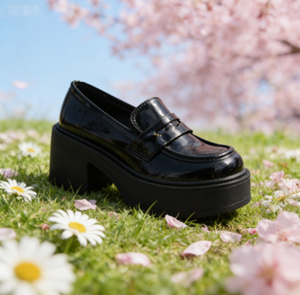Mocasines versátiles de tacón grueso para otoño y verano - Product Image 6