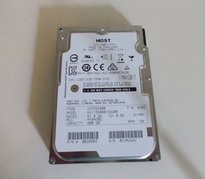 Disque dur haute efficacité pour <span class=keywords><strong>HGST</strong></span>/Hitachi 600 Go HUC156060CS4200 0B31604/B31604 15 000 tr/min 12 Go/s SAS 2,5 pouces, lecteur de serveur de données - Product Image 3