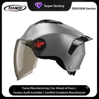 Helm Setengah Wajah Musim Panas OEM&ODM Pabrik untuk E-bike, Perjalanan Kota Dewasa, Grosir, Produsen Berkualitas Tinggi ABS EPS