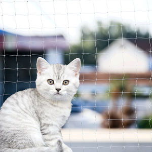 Redes de Seguridad para Balcones de Nailon Personalizadas al por Mayor, Redes de Plástico Transparentes Resistentes para Protección de Gatos - Product Image 2