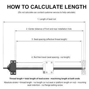 Machine CNC de haute qualité Sfu1605 Sfu1610 Sfu2005 Vis à billes CNC avec écrou à vis Bk Bf couplage - Product Image 6