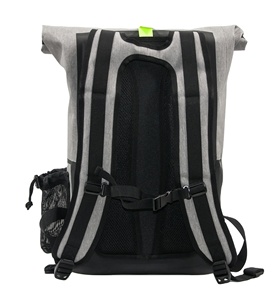 Sac à dos étanche en toile nylon tendance avec boucle, personnalisable OEM/ODM, logo sur mesure, vente en gros - Product Image 5