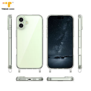 Coques de téléphone <span class=keywords><strong>portable</strong></span> transparentes en TPU antichoc et étanches avec crochets de lanière pour les modèles les plus récents disponibles en gros - Product Image 3