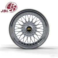 Nuevas llantas forjadas de 2 piezas de 18"-26" con diseño retro de malla multirradio y borde pulido, llantas de aleación personalizadas para coches de pasajeros Audi, BMW, Toyota, Benz