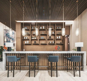 <span class=keywords><strong>Comptoir</strong></span> de bar en <span class=keywords><strong>bois</strong></span> à bas <span class=keywords><strong>prix</strong></span> <span class=keywords><strong>comptoir</strong></span> de café <span class=keywords><strong>comptoir</strong></span> de bar à Surface solide personnalisé pour café café - Product Image 2