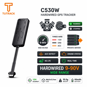 Rastreador GPS para Motocicletas, Bicicletas Eléctricas y Scooters, con Cableado Directo, Rango Amplio de 9-90V, para Despliegue en Servidores Privados, con Detección ACC y Estado del Motor - Product Image 1