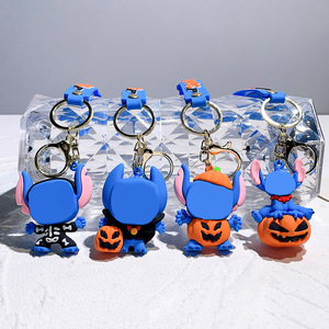 नए लोकप्रिय गेम पात्रों 3d सॉफ्ट pvc कीचेन प्लास्टिक कुंजी चेन कार्टून खिलौना ईंट गुड़िया कार पेंडल कार पेंडेंट - Product Image 3