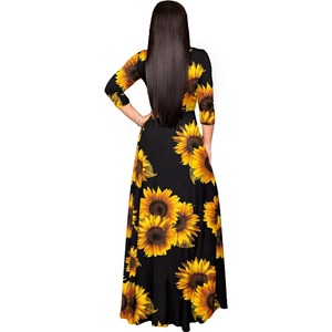 Vente en Gros de Maternité Maxi <span class=keywords><strong>Robe</strong></span> Femmes Casual Wrap Long Baby Shower Robes de <span class=keywords><strong>Grossesse</strong></span> Tendance Chic Curvy Élégant Vestidos - Product Image 3