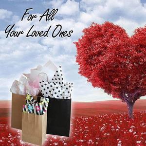 Sac cadeau de haute qualité avec poignées, taille moyenne, sac en papier kraft en vrac, sac en papier kraft écologique et durable, sac en papier avec logo imprimé personnalisé - Product Image 6
