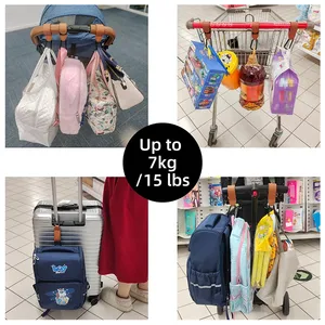 Chất Lượng Cao Đa Năng Bé Mẹ Túi Xe Đẩy Móc Nhiệm Vụ Nặng Nề Da Xe Đẩy Xe Đẩy Móc Buggy Clip Xe Đẩy Em Bé Móc - Product Image 3