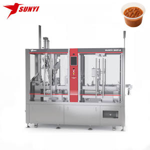 <span class=keywords><strong>Nouvelle</strong></span> conception de <span class=keywords><strong>machine</strong></span> de remplissage et de scellage automatique pneumatique 220V avec moteur PLC pour boissons et aliments en verre, pour sachets d'huile, de confiture, de miel ou de poudre - Product Image 1